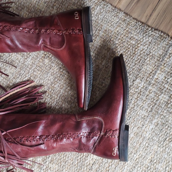 Bedstu leather fringe boots - Picture 6 of 14